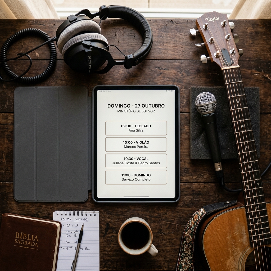 Como organizar a Escala de Louvor da sua Igreja sem improvisos